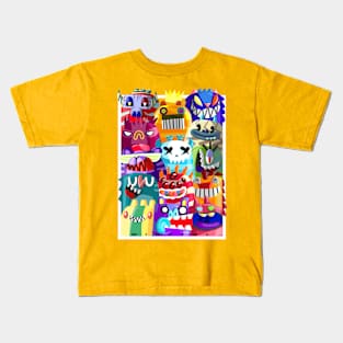 doodle gang space cadet 3.0 Kids T-Shirt